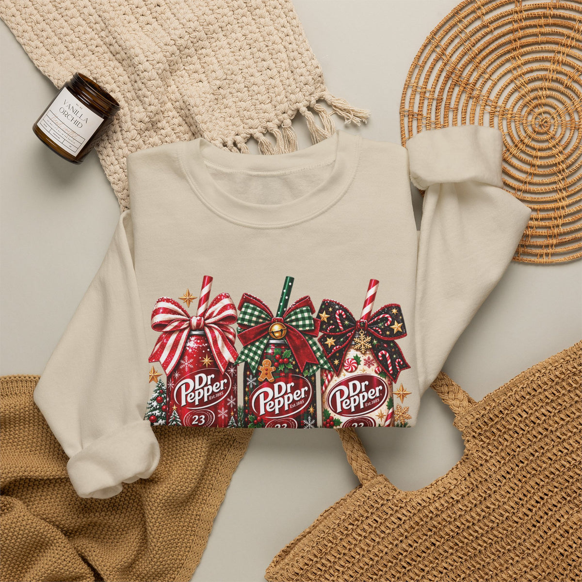 Dr. Pepper Christmas Crewneck Sweatshirt