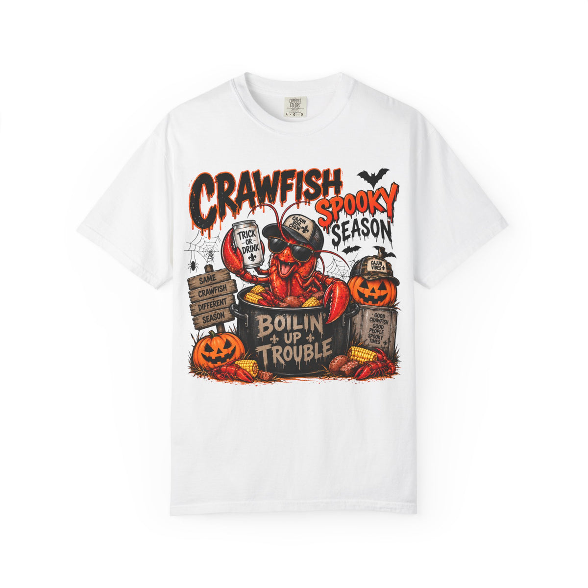 Crawfish spooky season tee