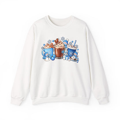 Snowman coffee  Crewneck Sweatshirt