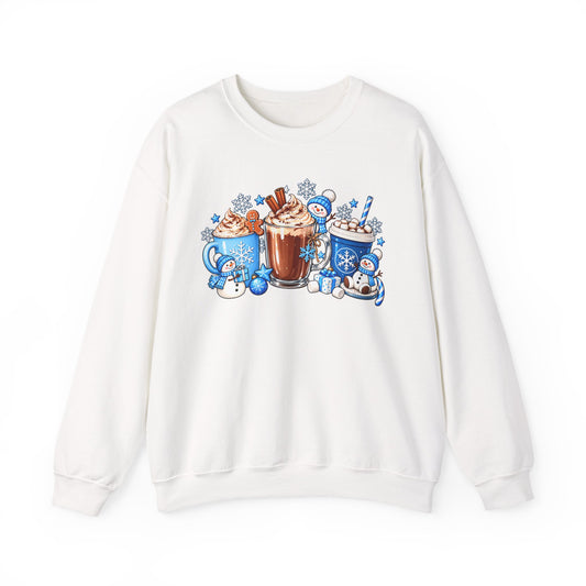 Snowman coffee  Crewneck Sweatshirt