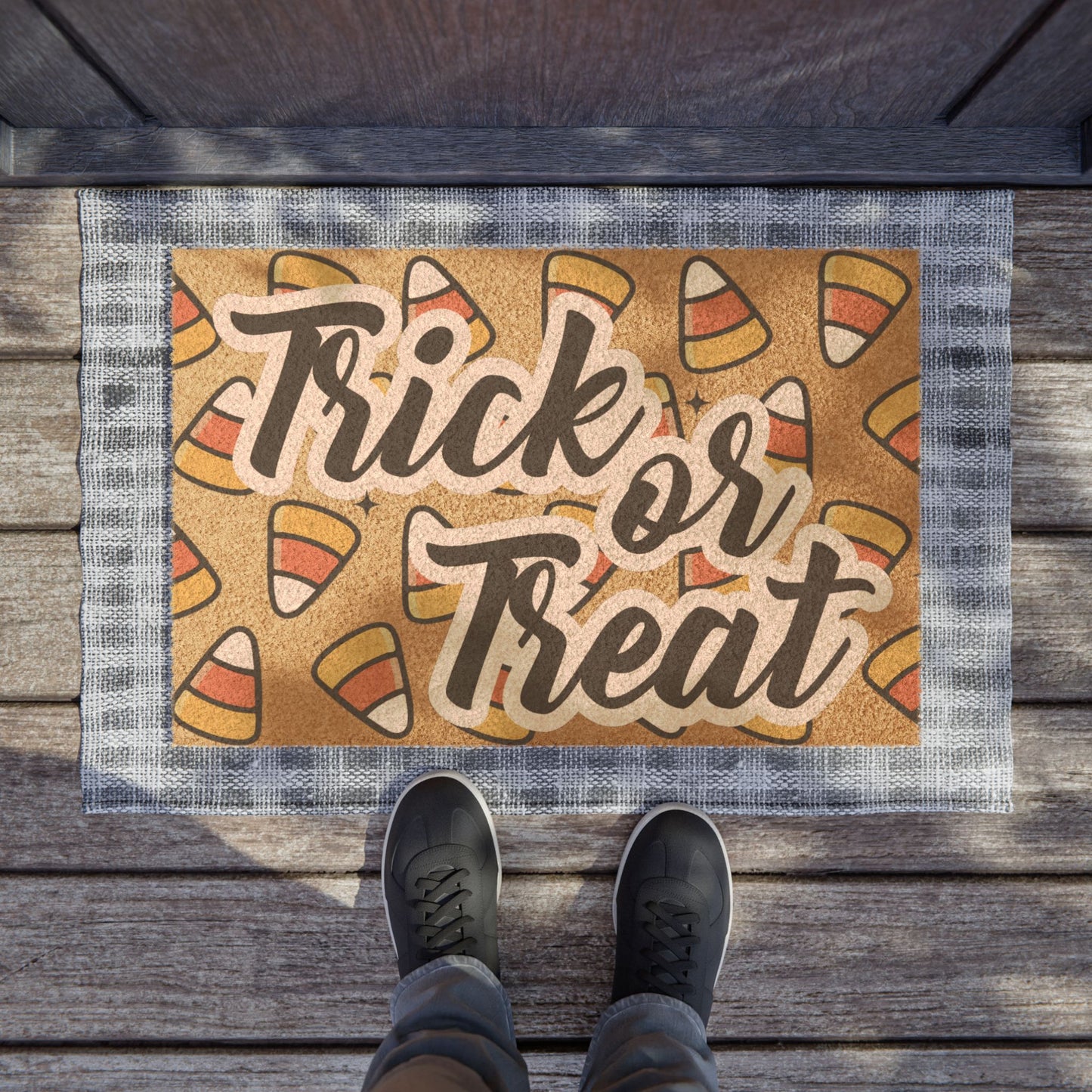 Trick or Treat Doormat