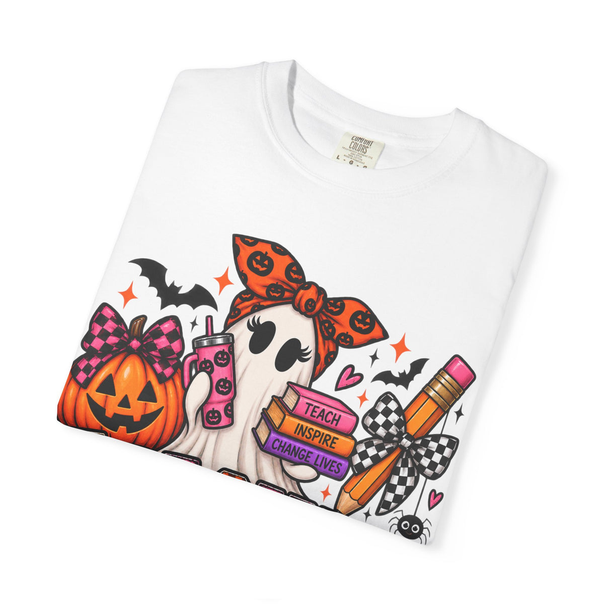 Spooky teacher tee
