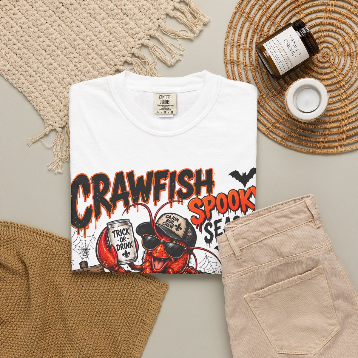 Crawfish spooky season tee