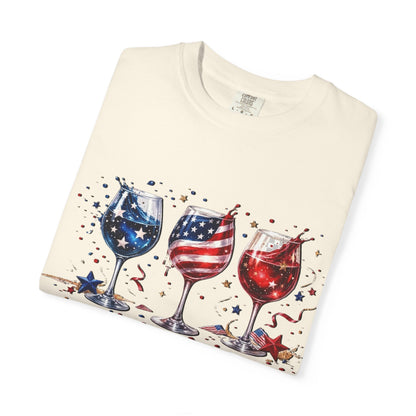 Red wine & Blue T-shirt
