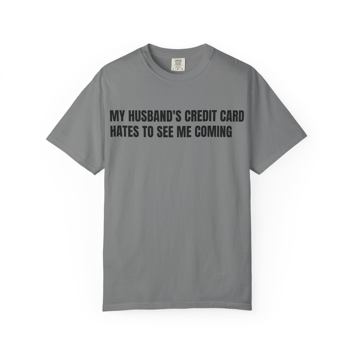 Husbands credit card tee