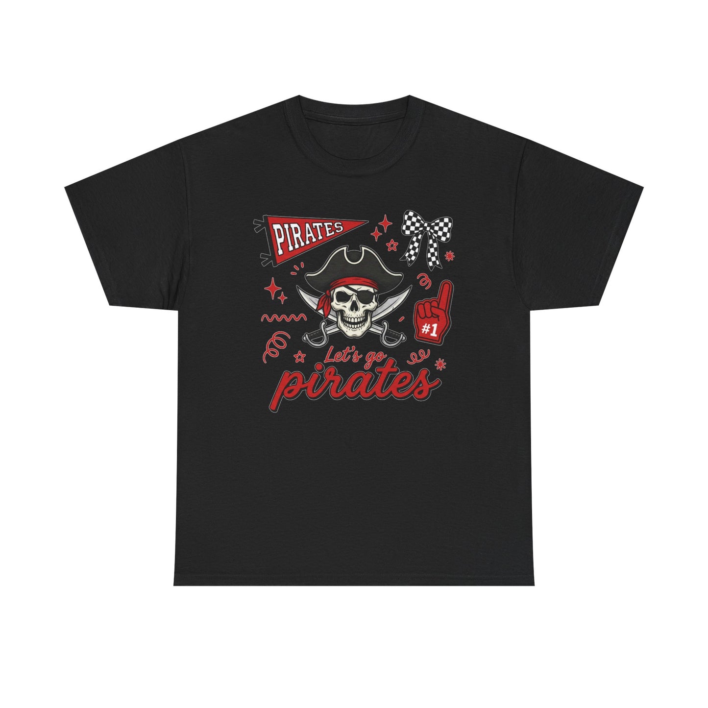 Go pirates tee