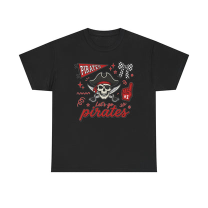 Go pirates tee