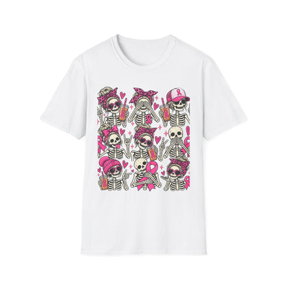 Pink skull tee