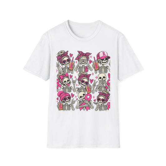 Pink skull tee