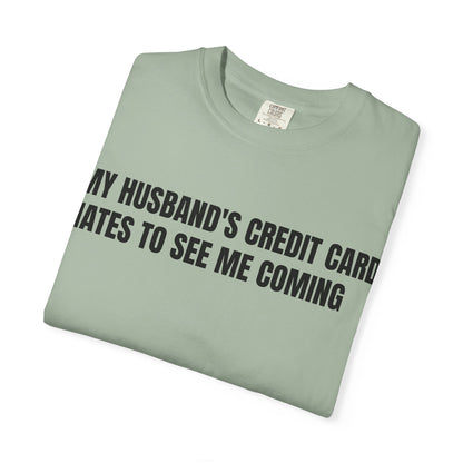 Husbands credit card tee