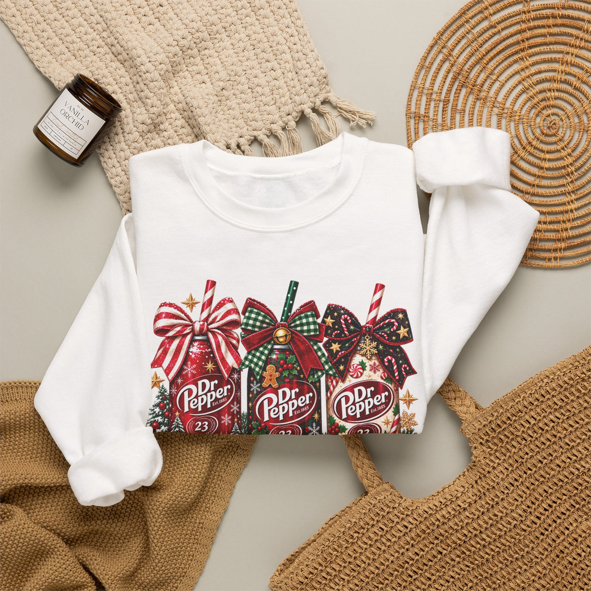 Dr. Pepper Christmas Crewneck Sweatshirt