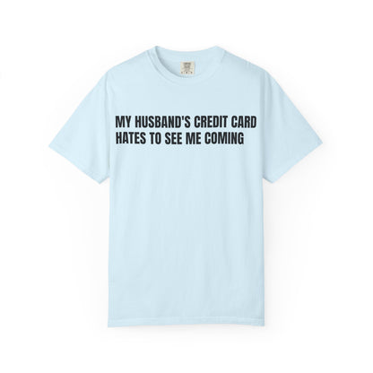 Husbands credit card tee
