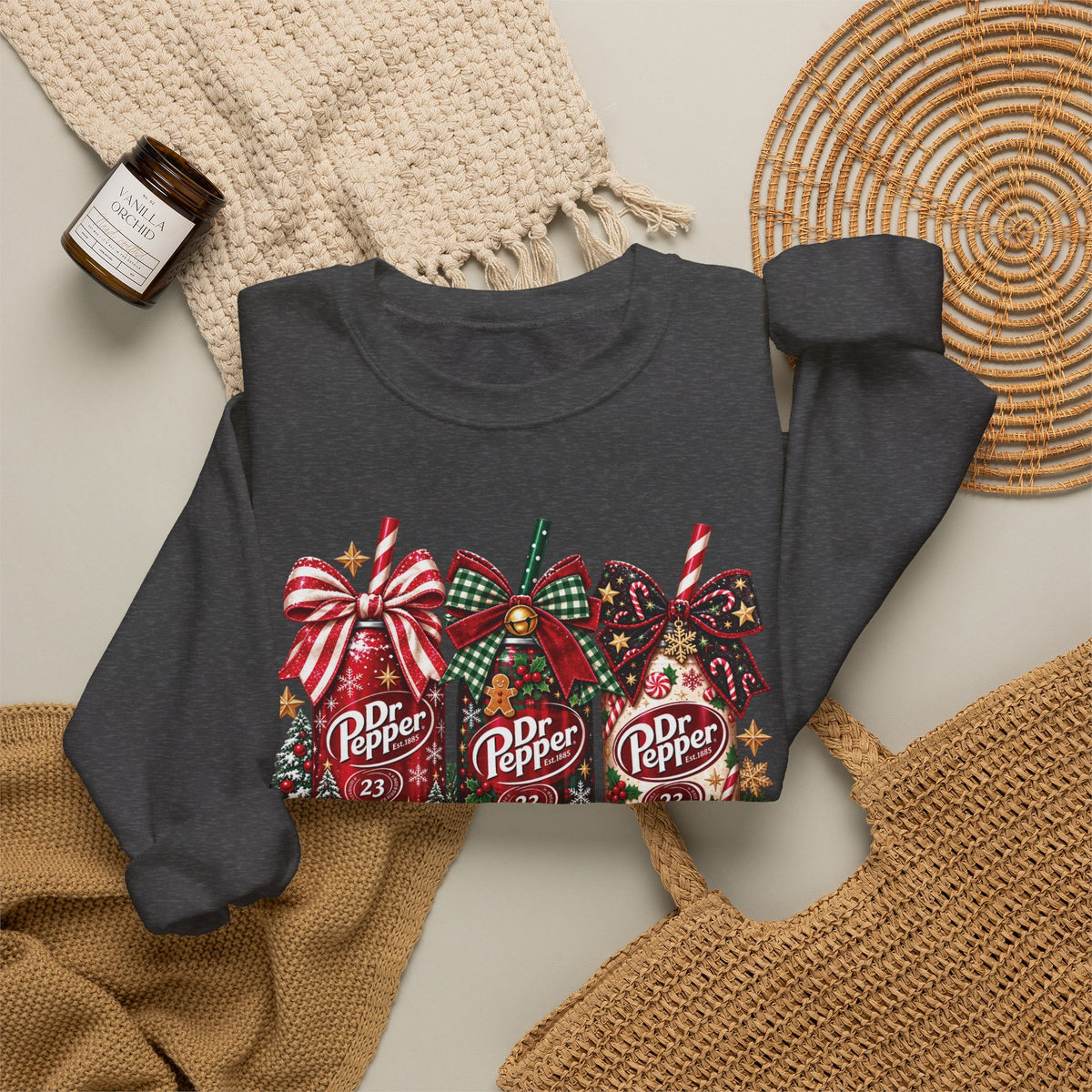 Dr. Pepper Christmas Crewneck Sweatshirt