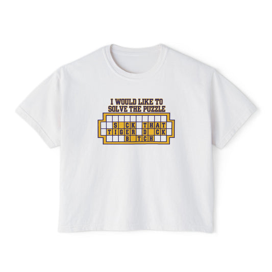 I would like to solve the puzzle tee