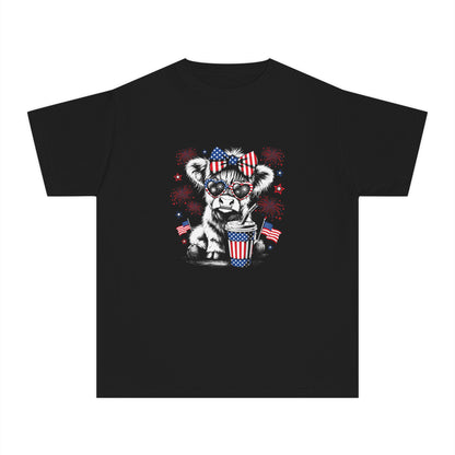 Patriotic cow T-shirt