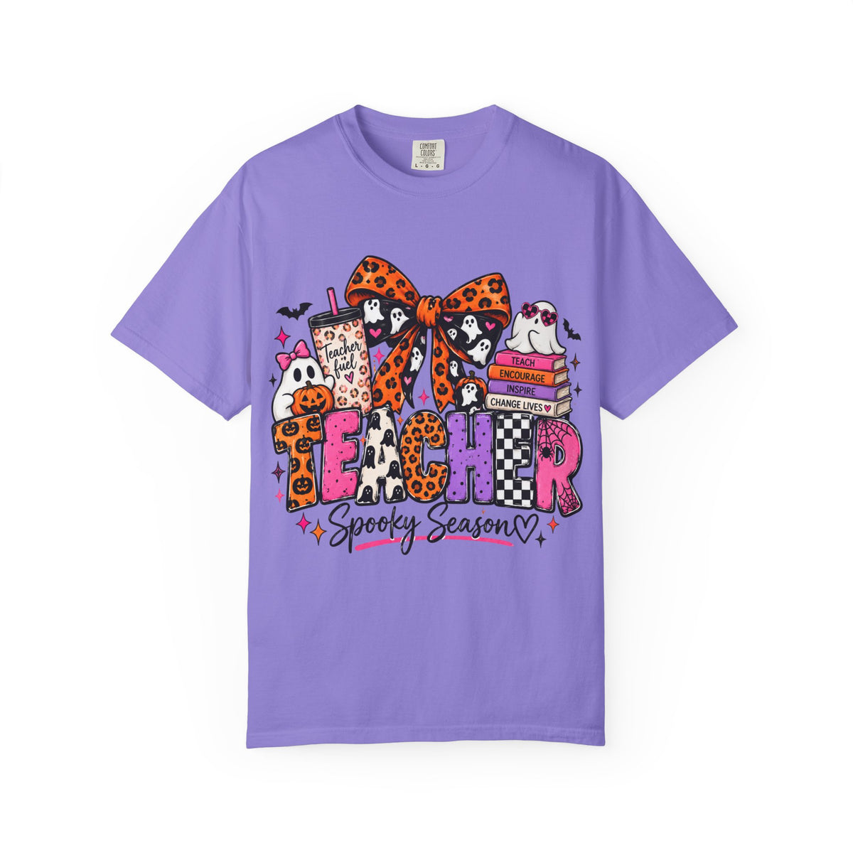 Teacher spooky season tee