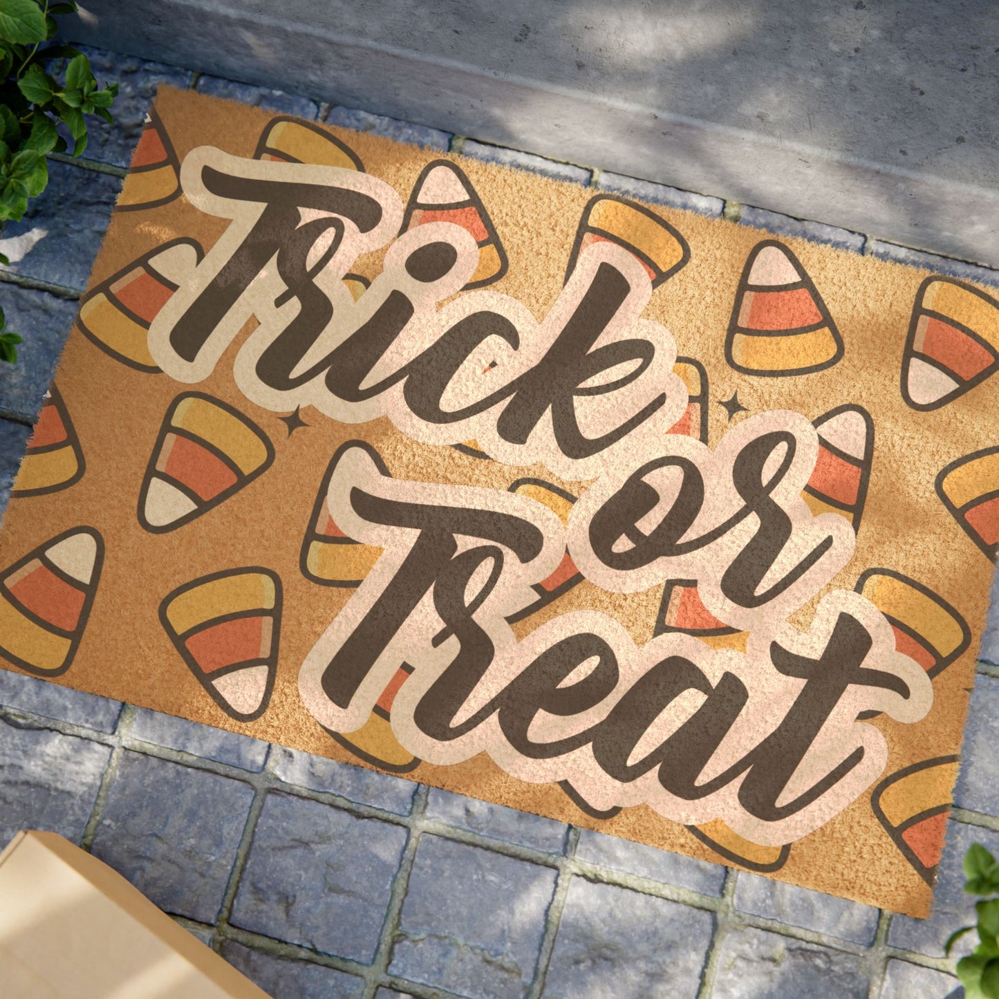 Trick or Treat Doormat