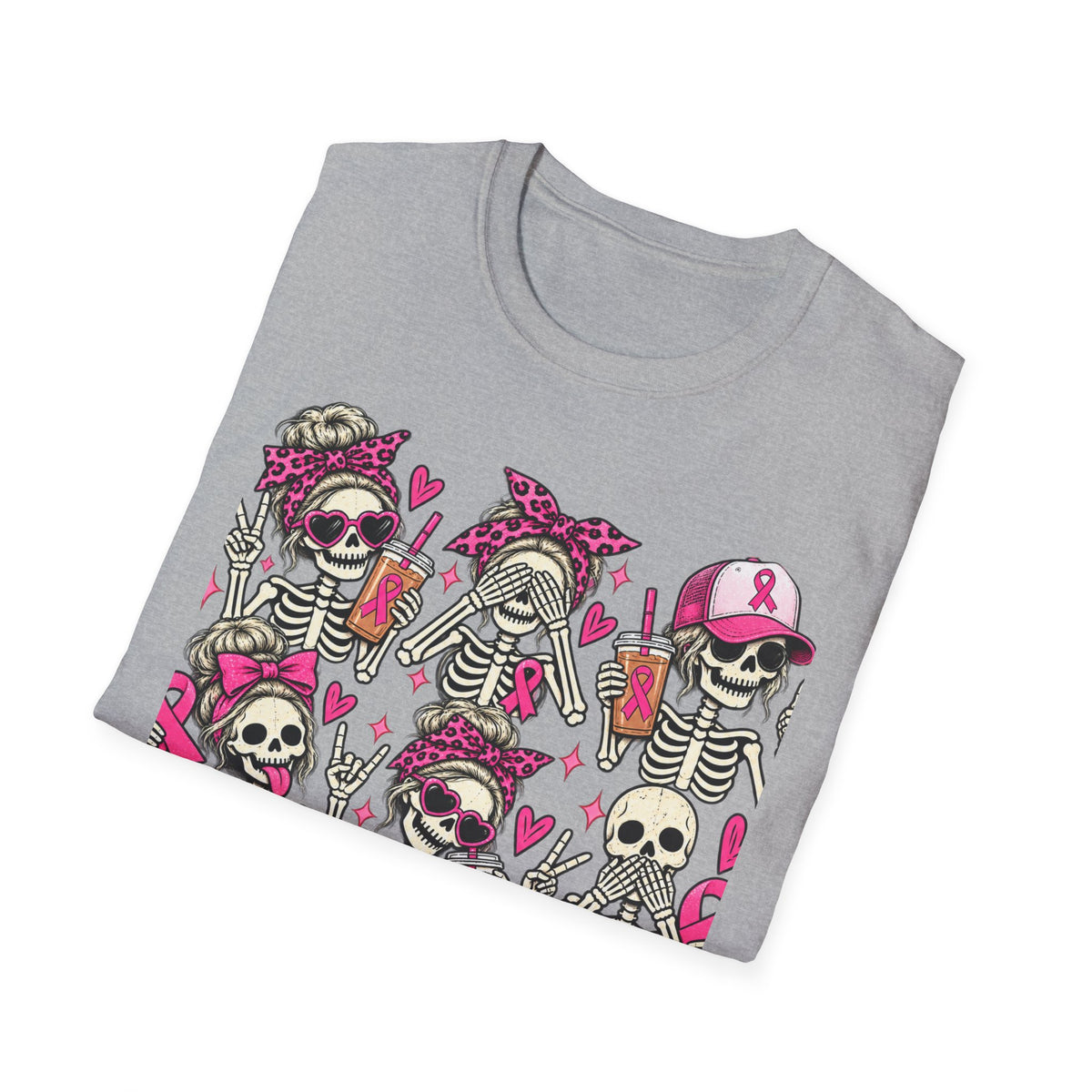 Pink skull tee