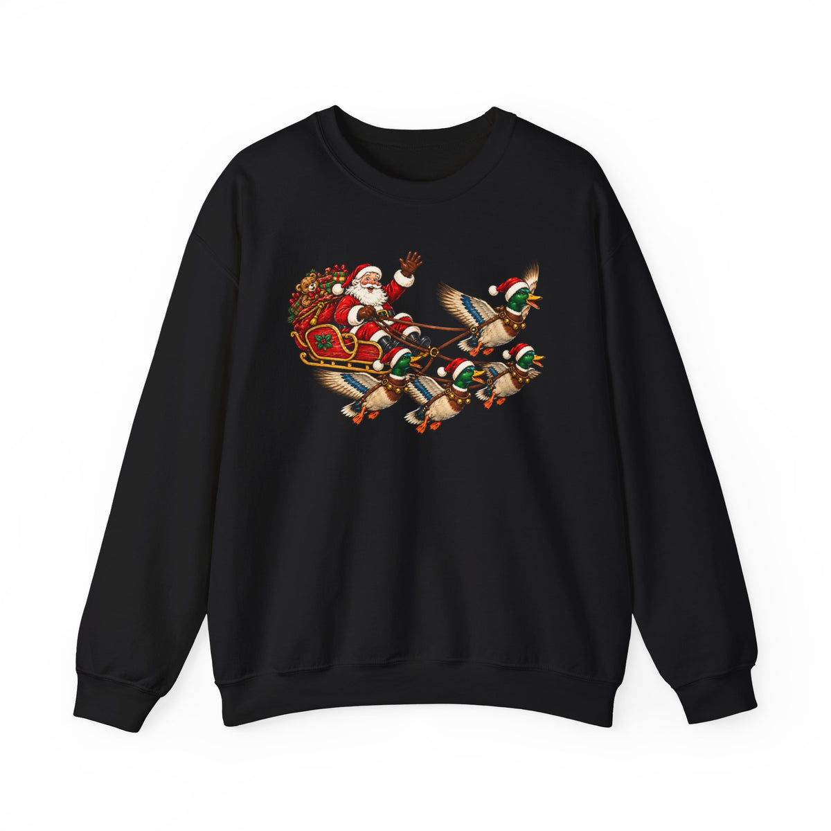 Santa Mallard Crewneck Sweatshirt