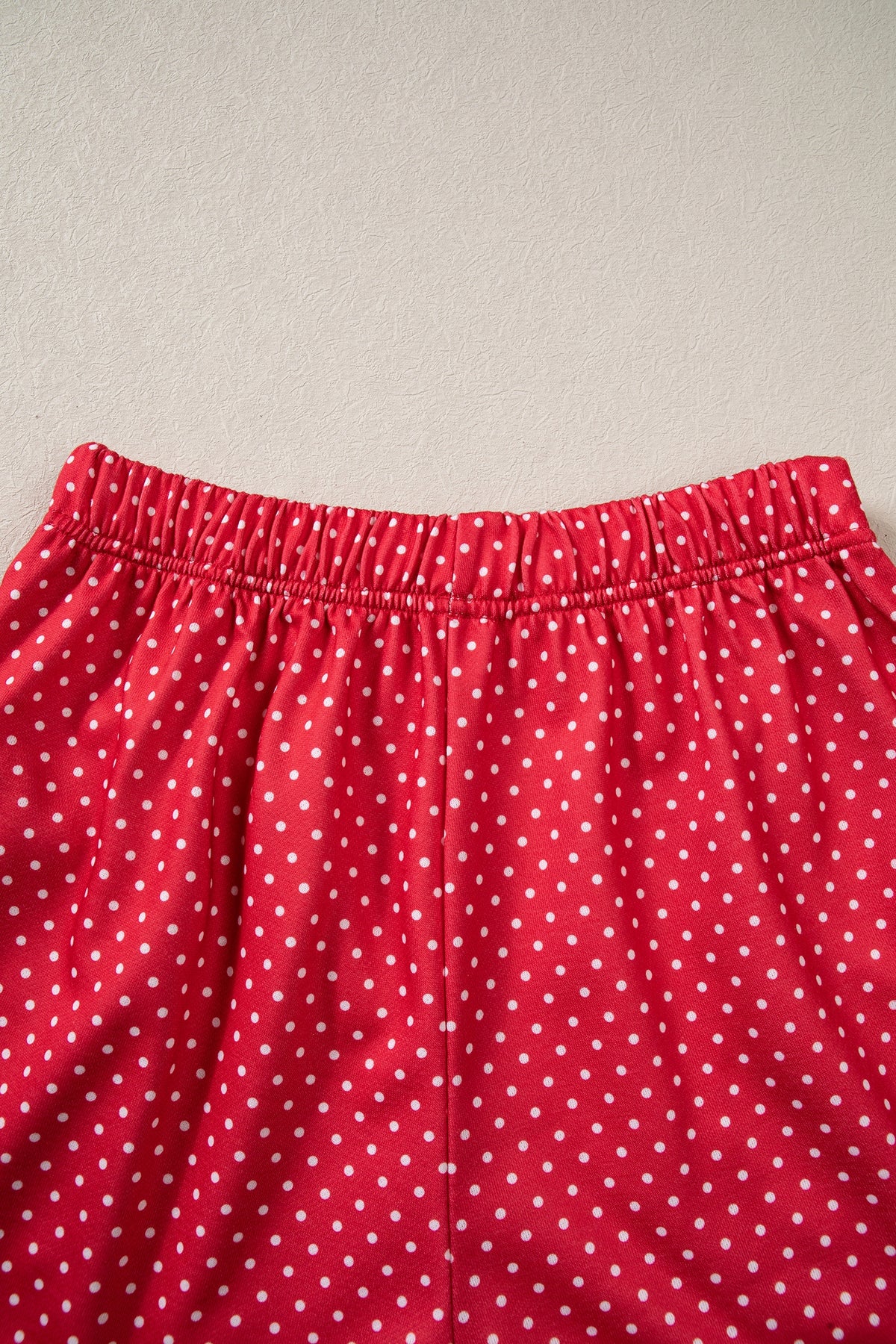 Red Plaid MERRY Holiday Long Sleeve Top and Shorts Set