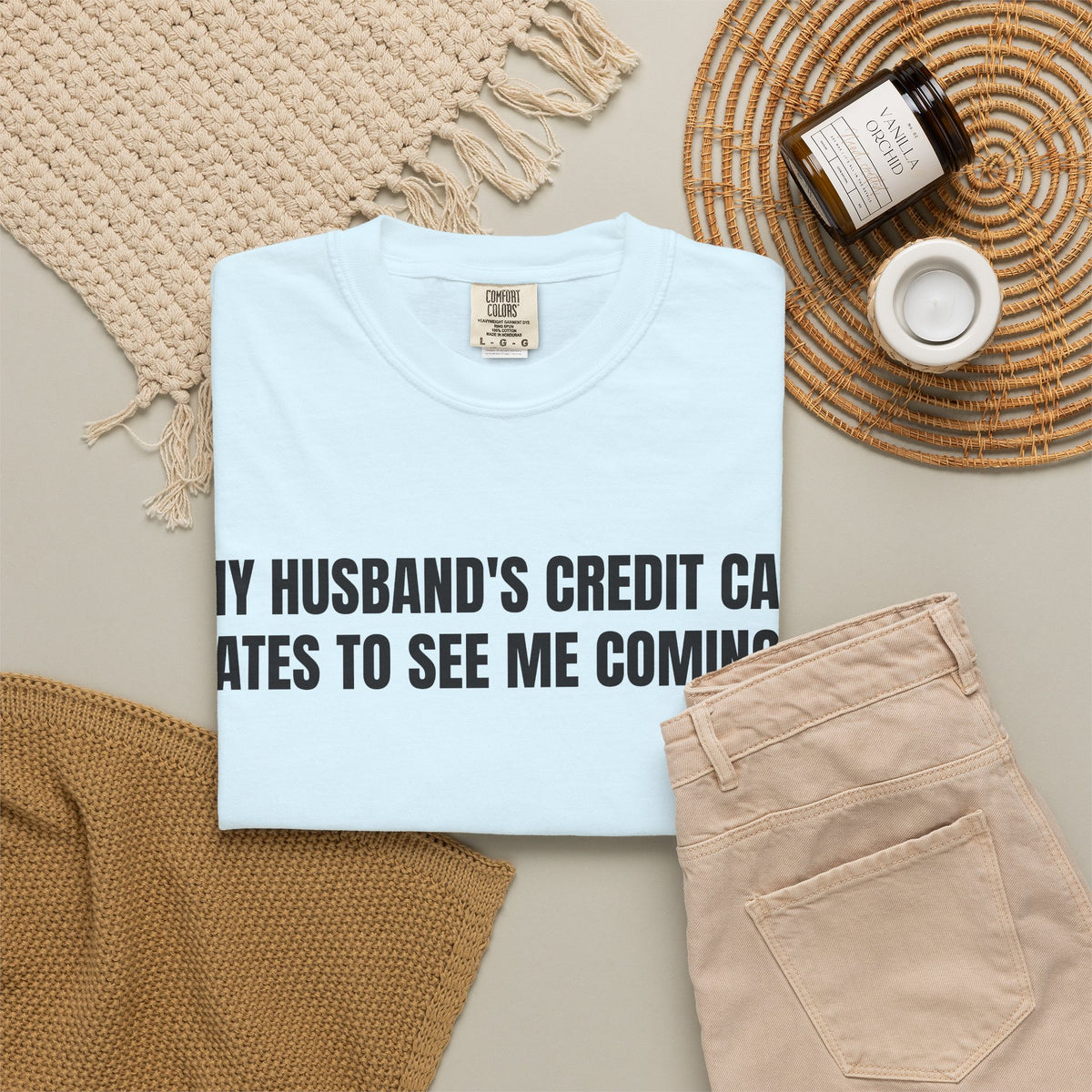 Husbands credit card tee