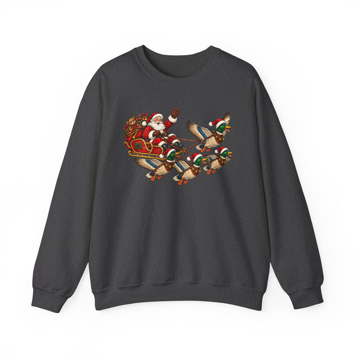 Santa Mallard Crewneck Sweatshirt