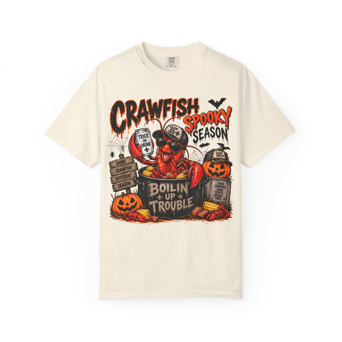 Crawfish spooky season tee