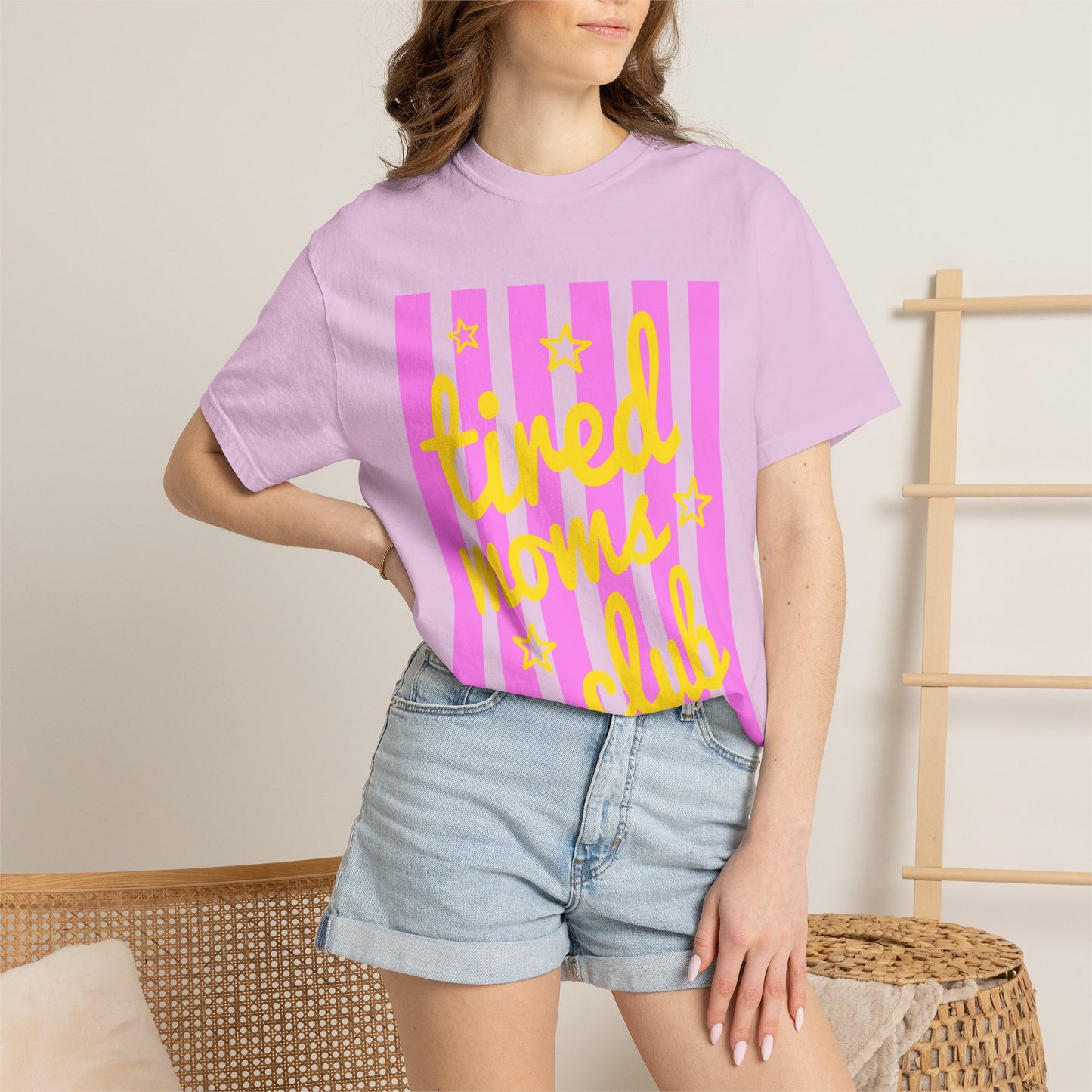 Tired moms club T-shirt
