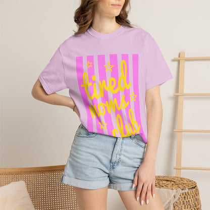 Tired moms club T-shirt
