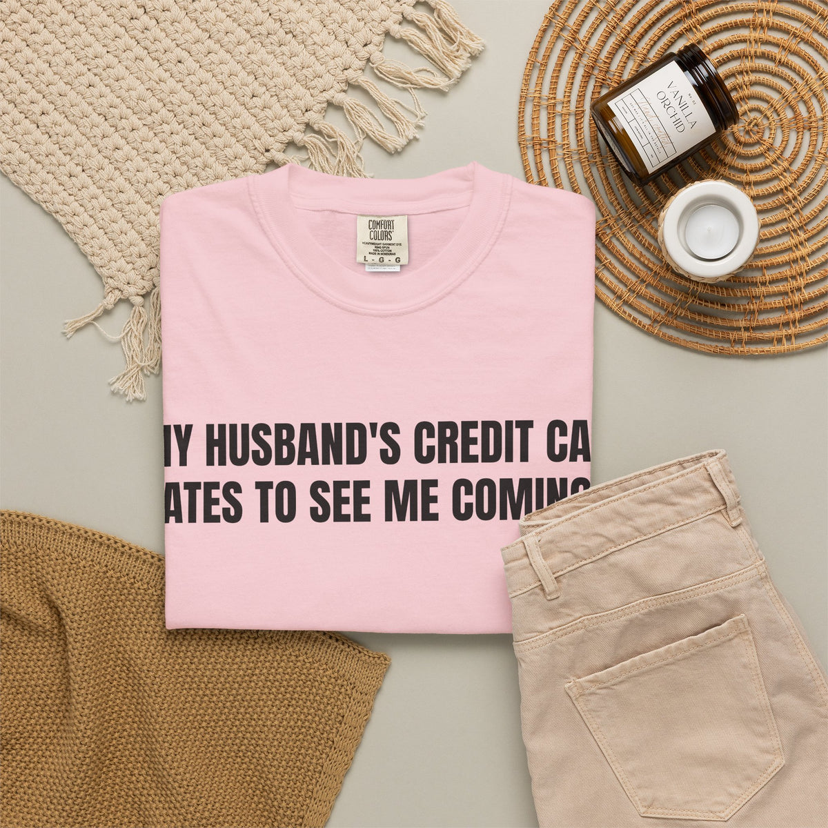 Husbands credit card tee