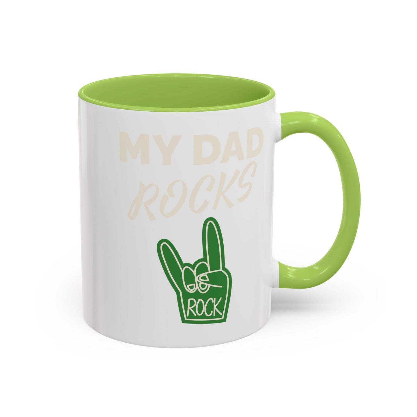 My dad rocks coffee mug