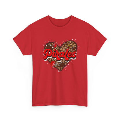 Pirates Leopard Heart Tee