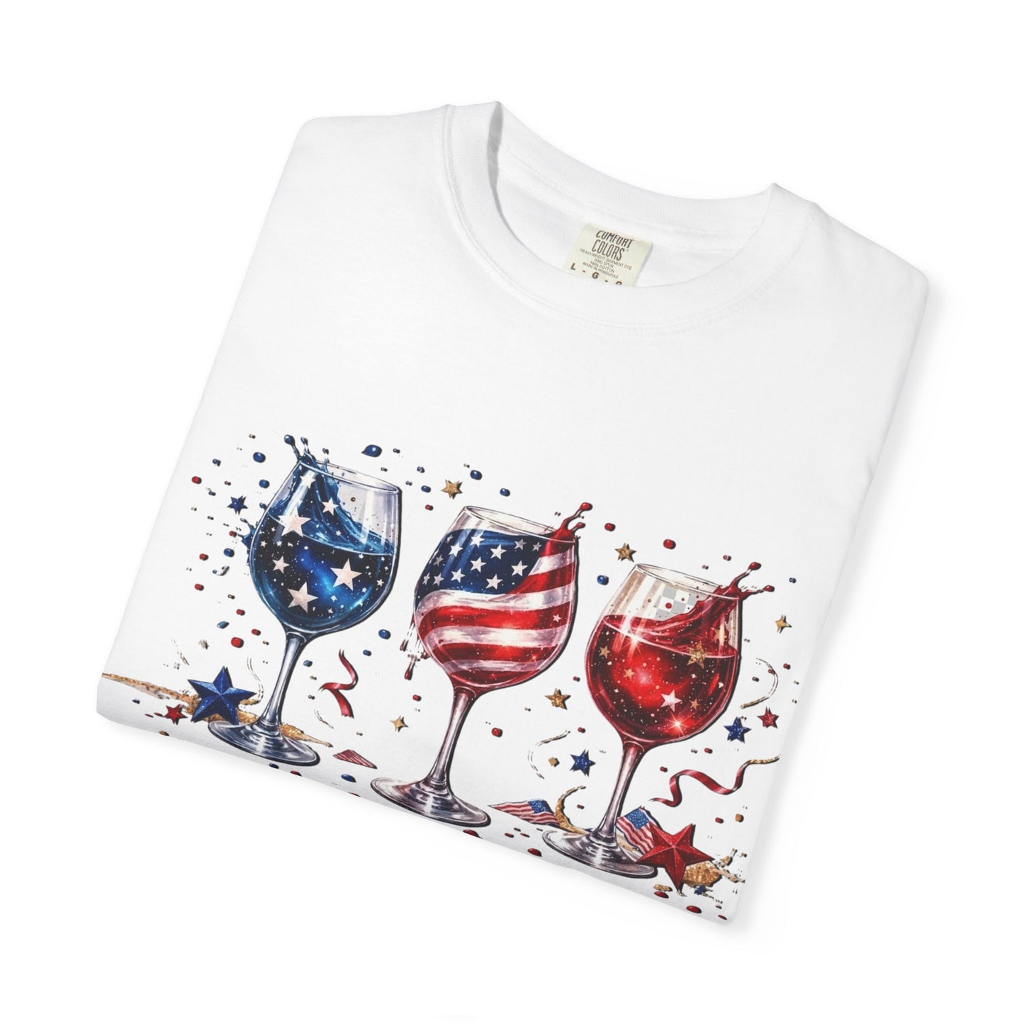 Red wine & Blue T-shirt