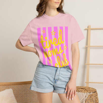Tired moms club T-shirt