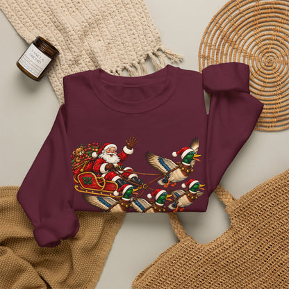 Santa Mallard Crewneck Sweatshirt