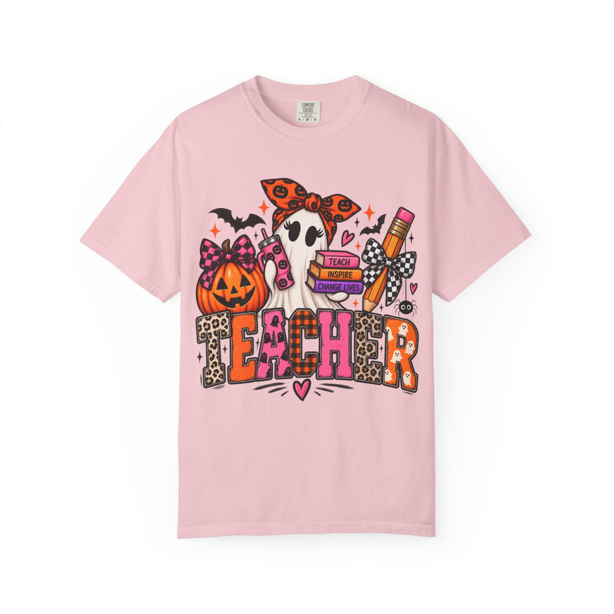 Spooky teacher tee