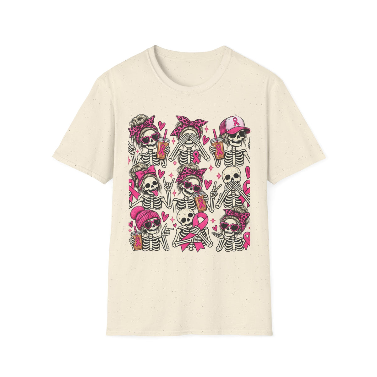 Pink skull tee