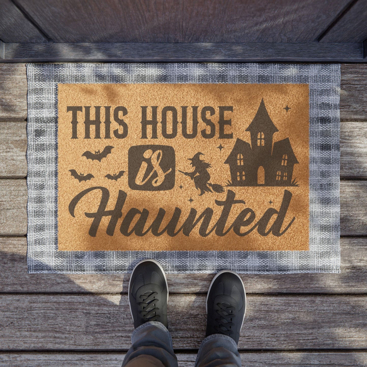 This house is haunted doormat
