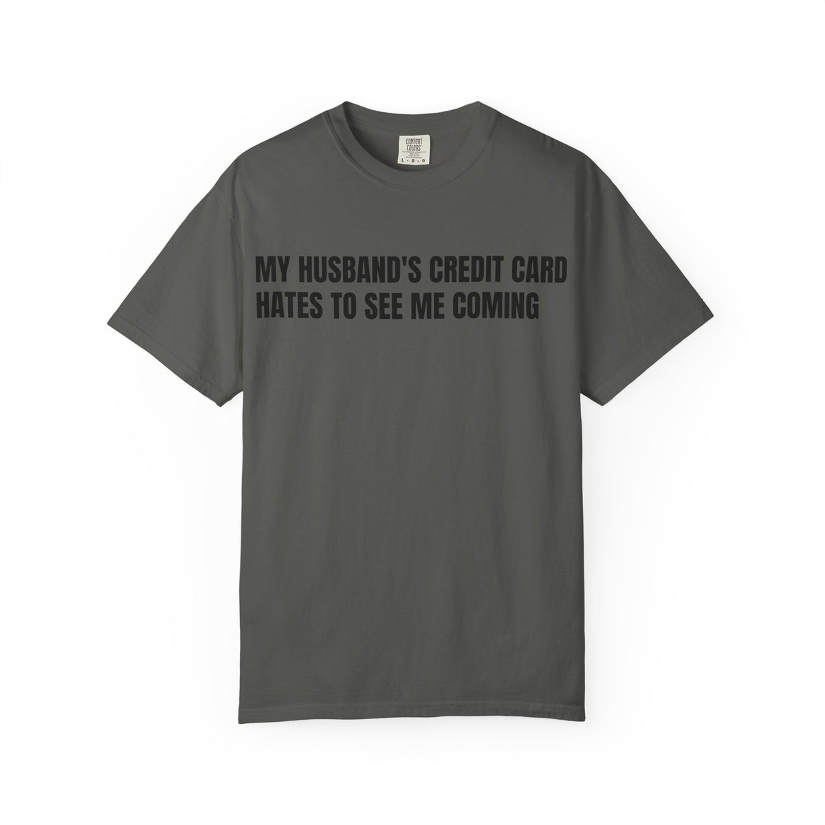 Husbands credit card tee