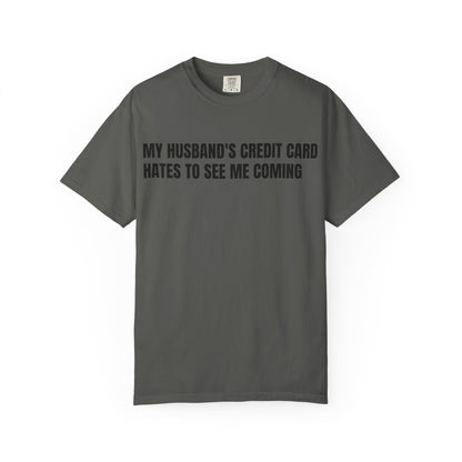 Husbands credit card tee