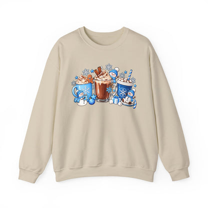 Snowman coffee  Crewneck Sweatshirt