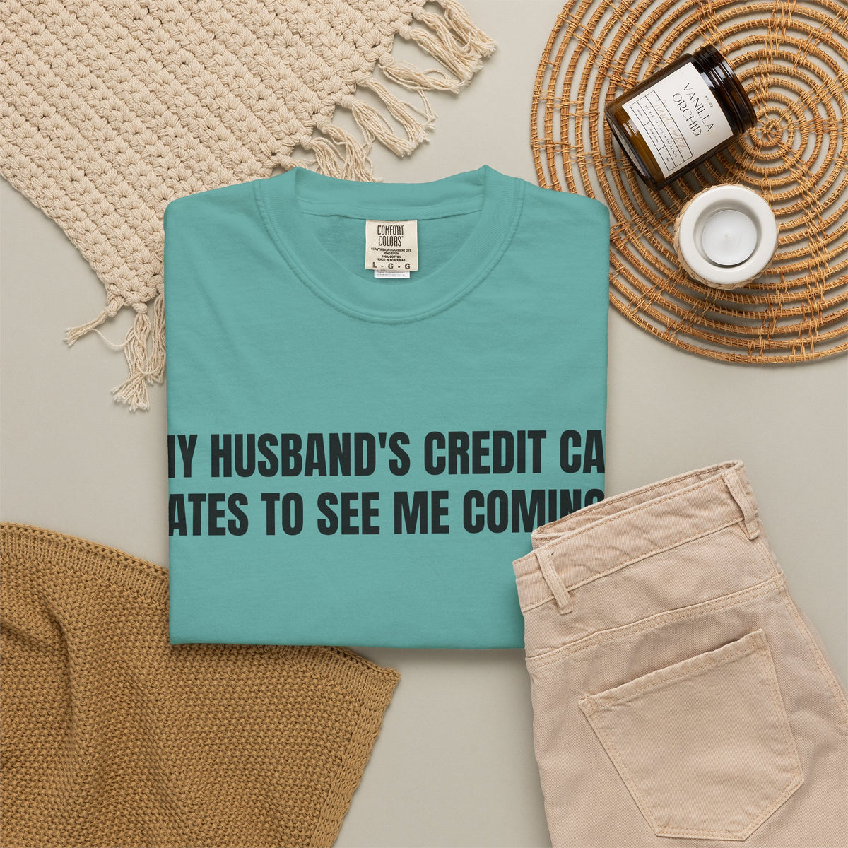 Husbands credit card tee
