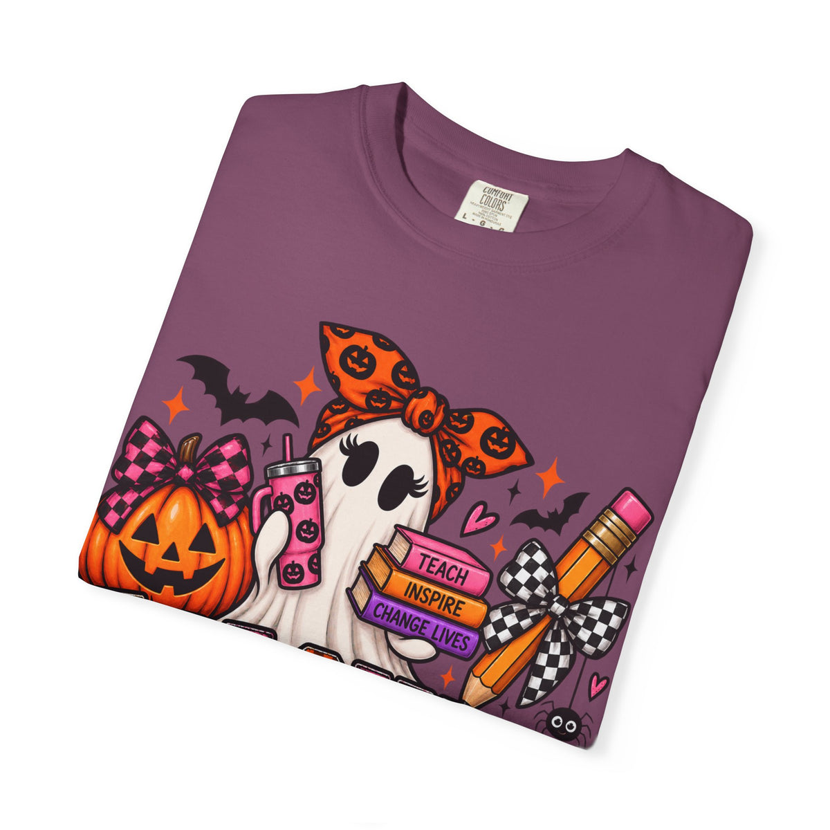 Spooky teacher tee