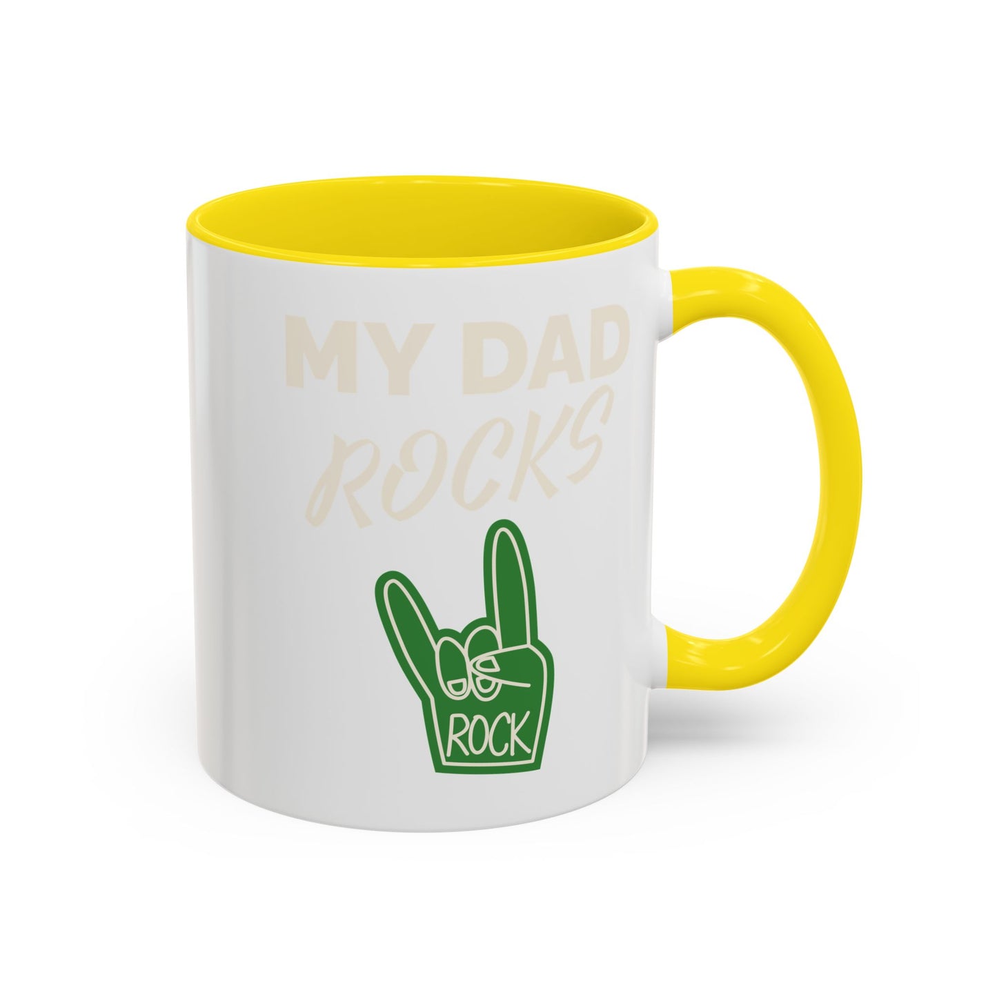 My dad rocks coffee mug