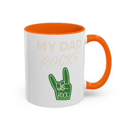 My dad rocks coffee mug