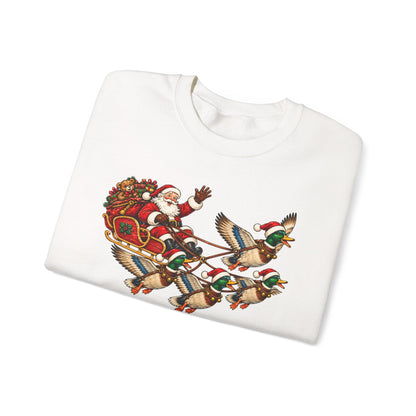 Santa Mallard Crewneck Sweatshirt