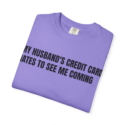 Husbands credit card tee