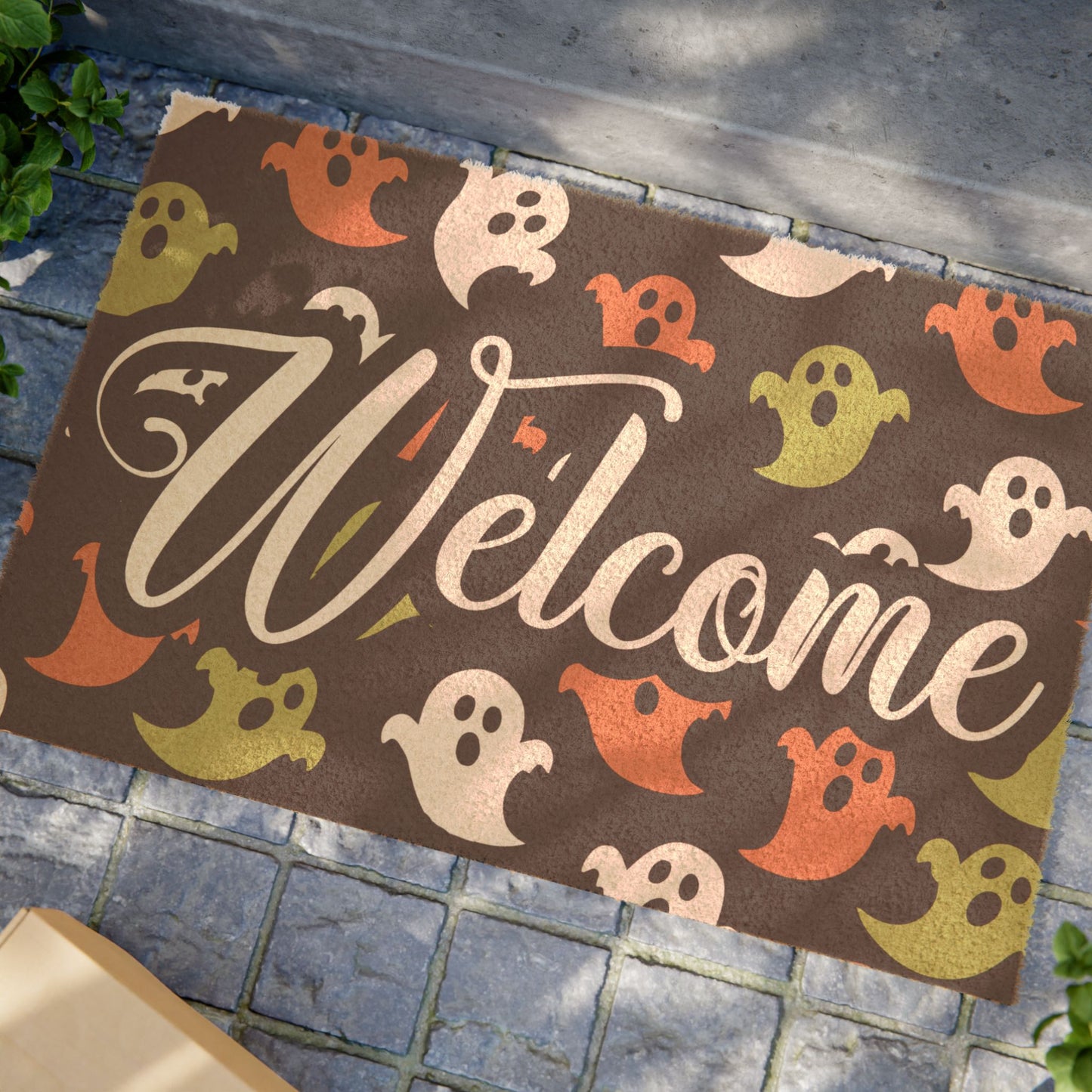 Ghost welcome doormat
