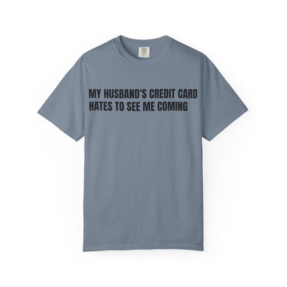 Husbands credit card tee