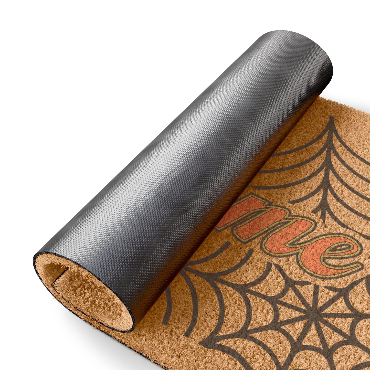 Welcome spider web doormat